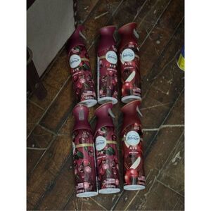 6x febreze home fragrance scents cranberry & apple cider limited edition